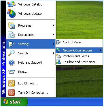 Windows XP VPN Setup